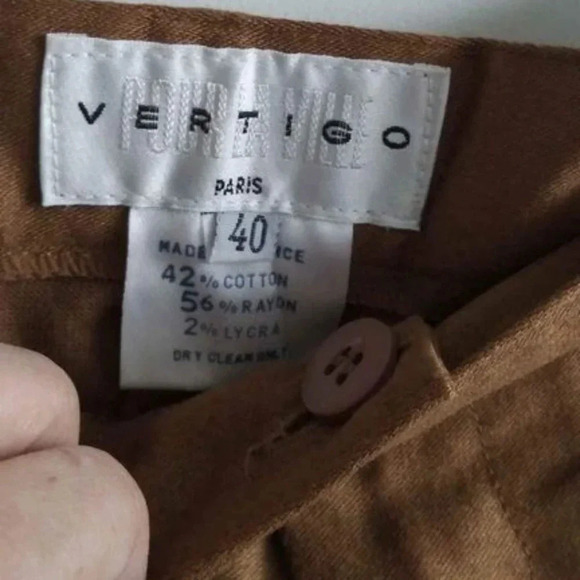 Vintage Vertigo Pour La Ville Paris Stirrup pants - Picture 3 of 5